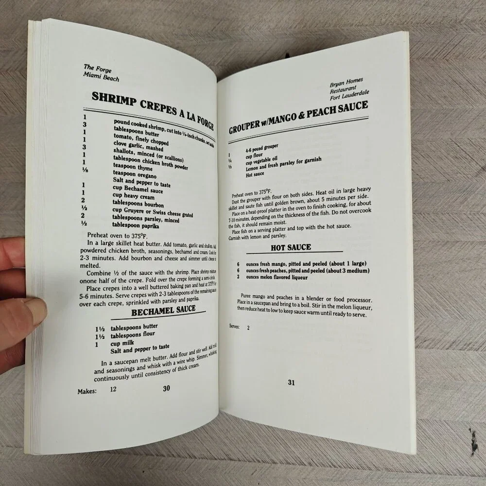 Famous Florida Seafood Recipes By Joyce LaFray Vintage Cookbook Local Ethnic